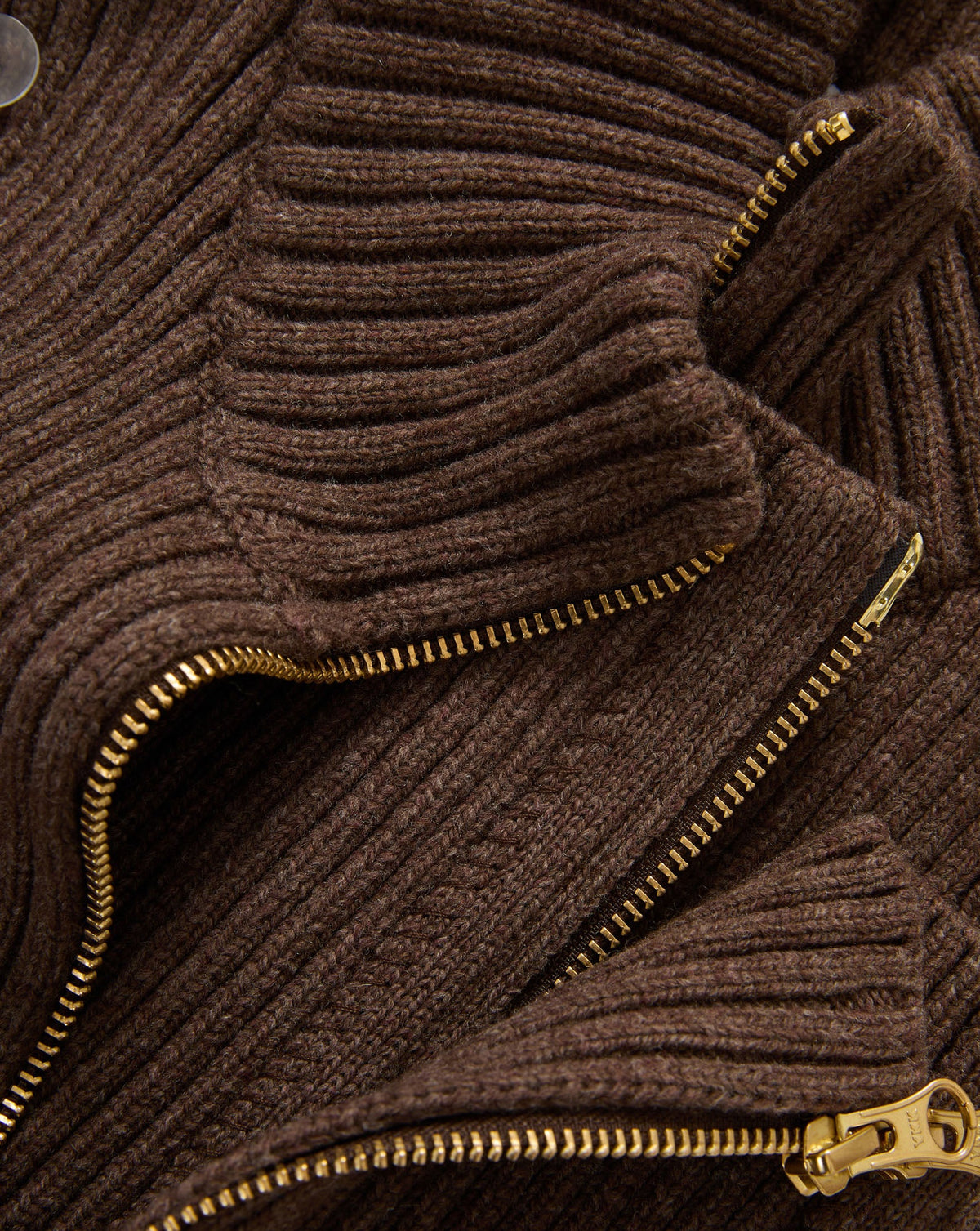 Veronica Beard Rib Turtleneck Dickey Espresso