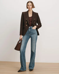 Veronica Beard Miller Dickey Jacket Espresso