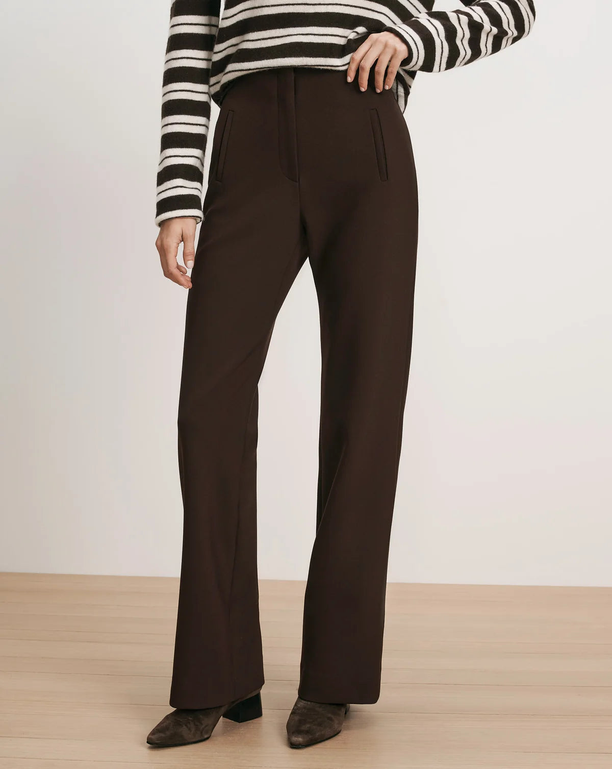 Veronica Beard 26FA0258-N0116 Pantalon Carys espresso
