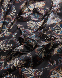 Veronica Beard robe Adrienne 26FA0285-A0469 Black/Paisley Multi