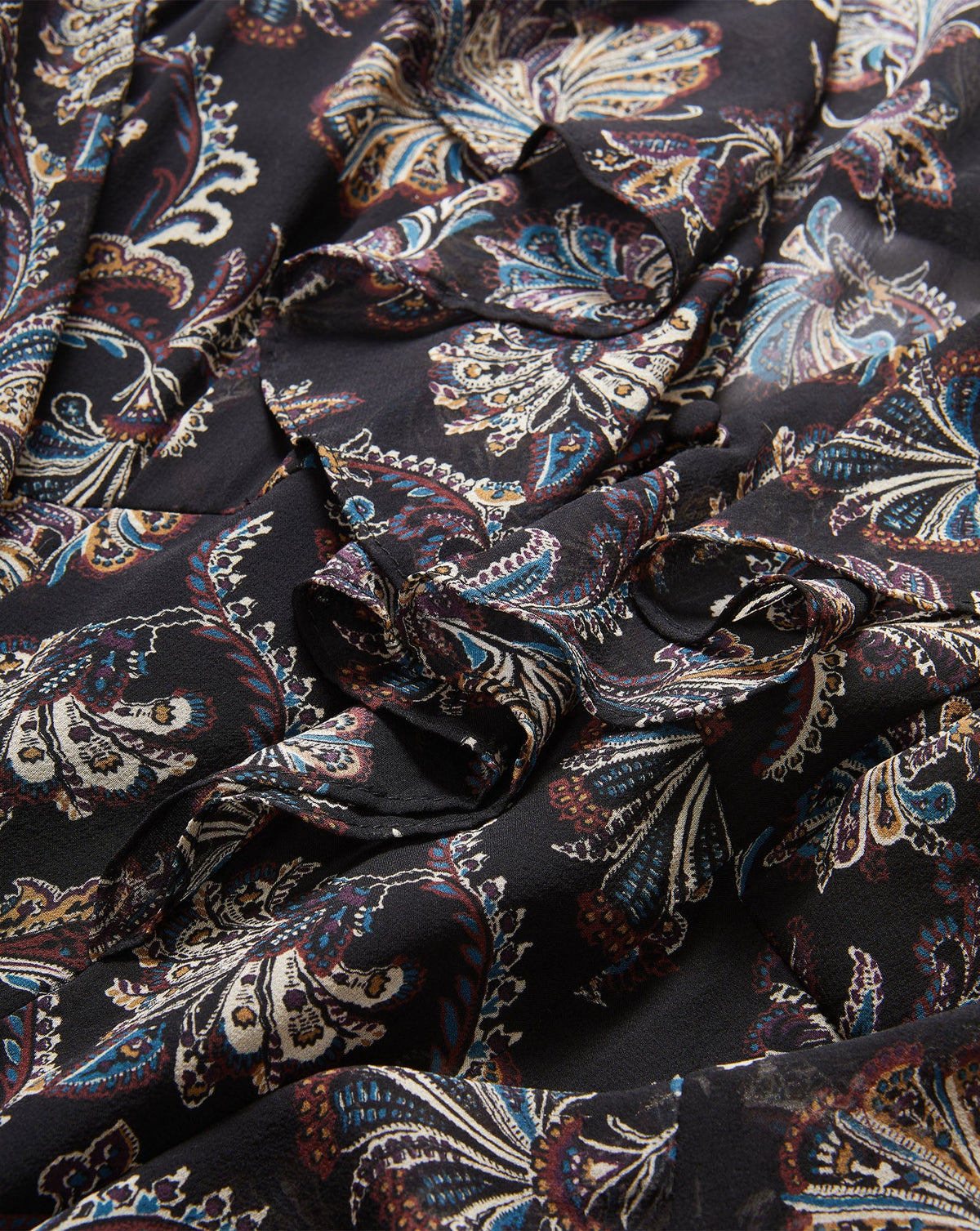 Veronica Beard robe Adrienne 26FA0285-A0469 Black/Paisley Multi