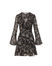 Veronica Beard robe Adrienne 26FA0285-A0469 Black/Paisley Multi