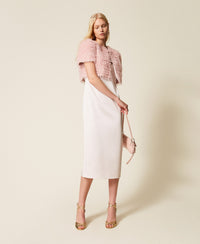 Twinset Cropped Tulle Ruffle Jacket