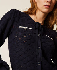 Cardigan jacquard à deux pièces