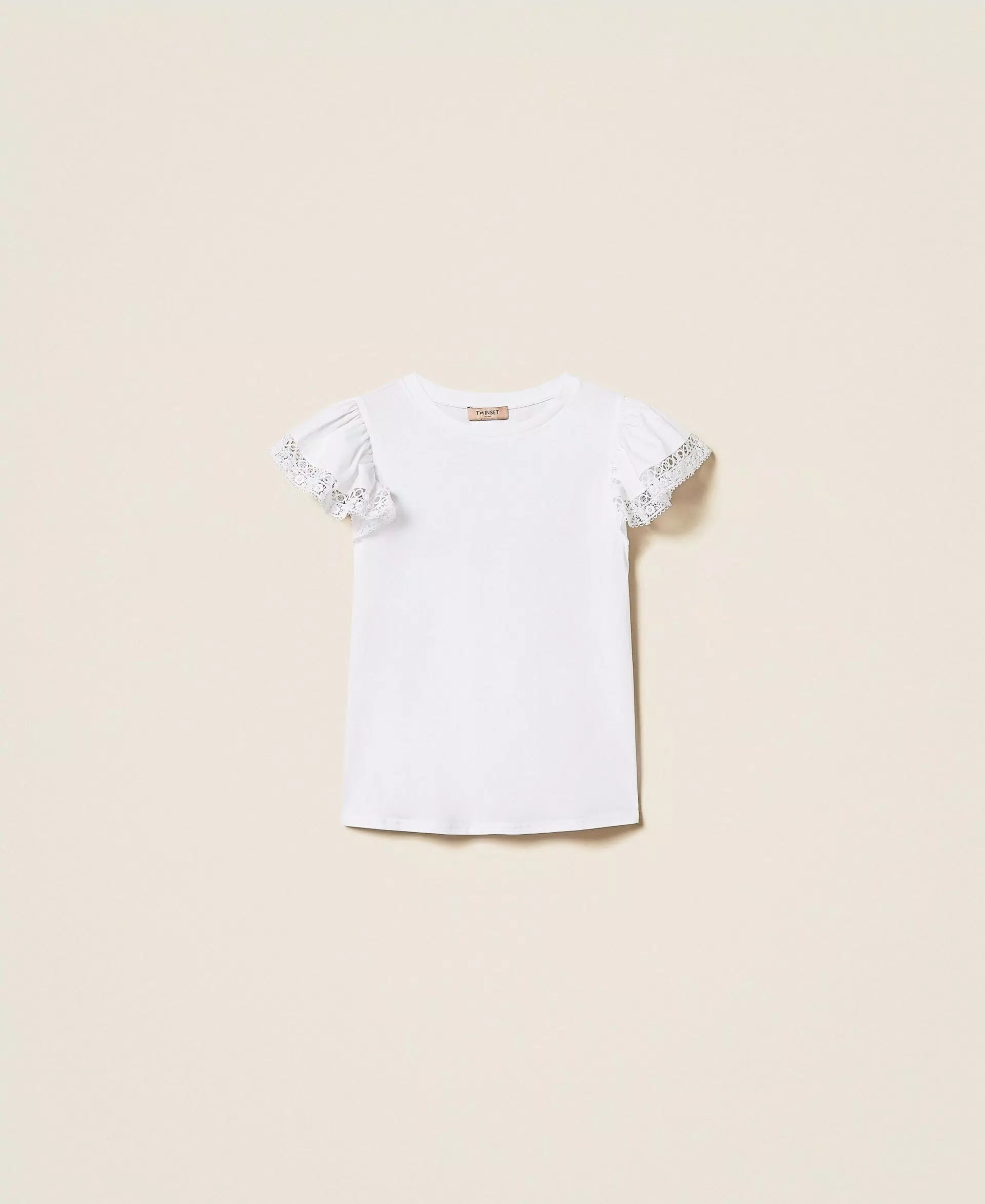 Twinset Regular Fit T-shirt With Lace