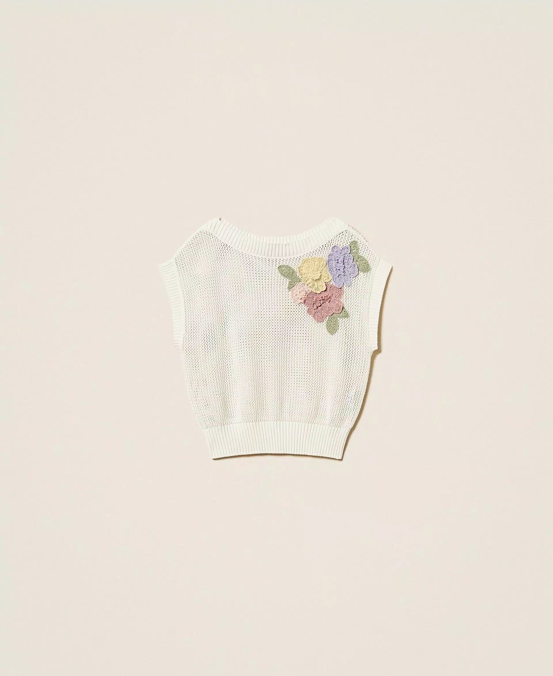 Haut en tricot Twinset avec fleurs