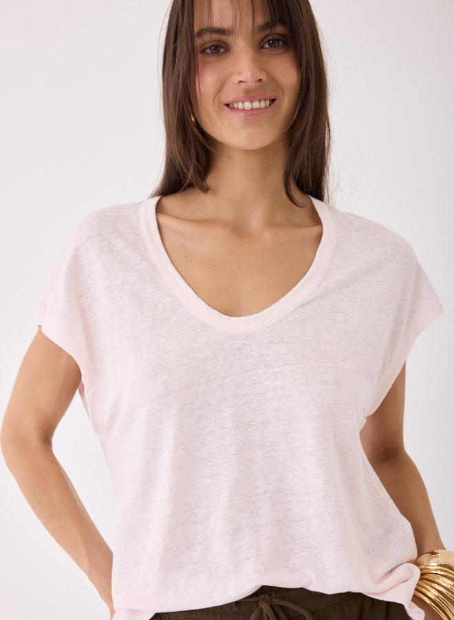 Majestic Filatures sans manches blanc