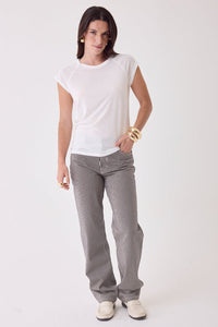 Majestic Filatures Lyocell Cotton Cap Sleeve Crewneck