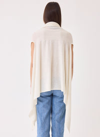 Majestic Filatures Extrafine Cashmere Sleeveless Draped