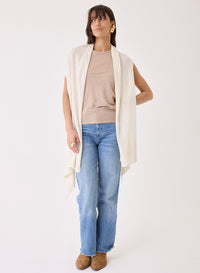 Majestic Filatures Extrafine Cashmere Sleeveless Draped