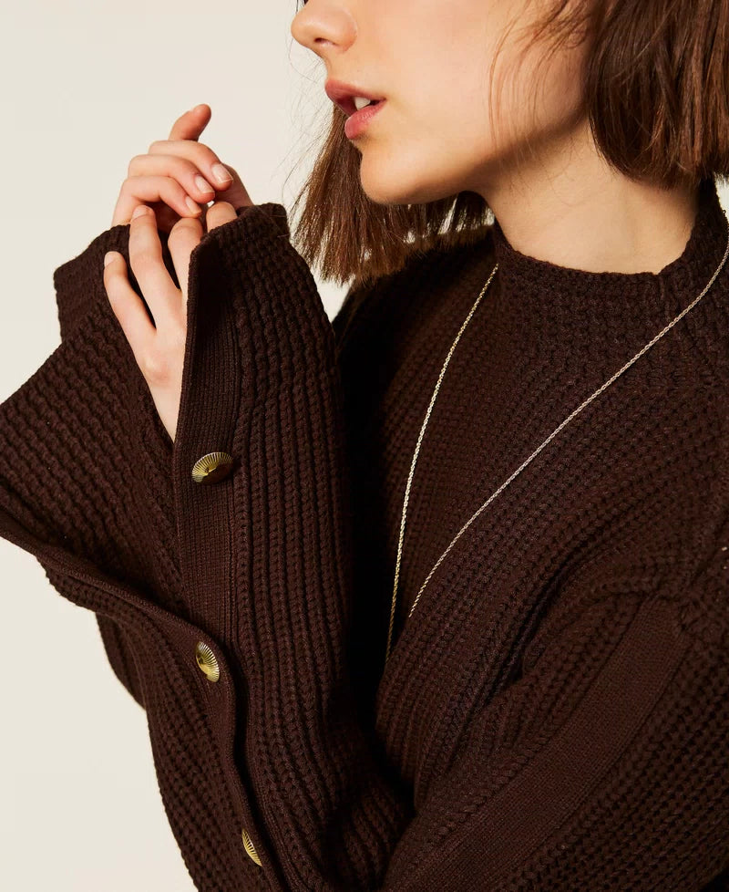 Twinset Jumper With Metal Buttons