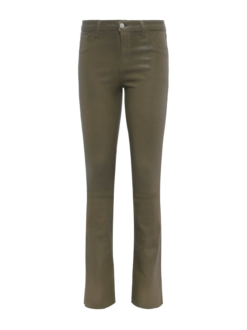 L'Agence Ruth Coated Straight-Leg Jean