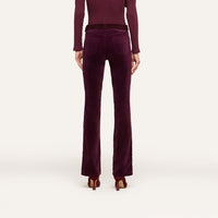 Pantalon droit taille haute Stevie L'Agence 2698VTN-DPSN Sangria profonde