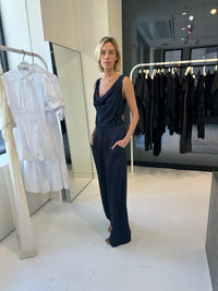 Simkhai Nubia Draped Woven Top