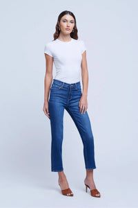 L'Agence Alexia Cigarette Cropped Jeans