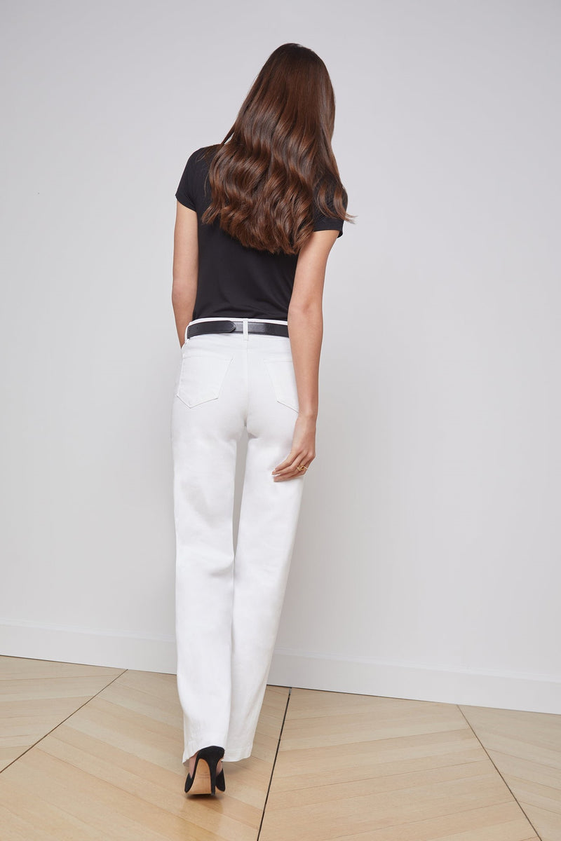 L'Agence Clayton High-Rise Wide-Leg Jeans