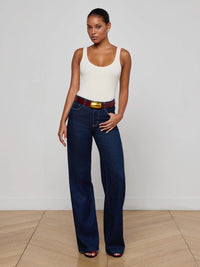 L'Agence Clayton Wide-Leg Jean