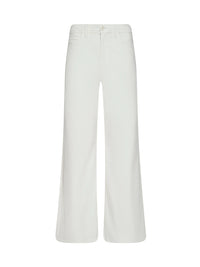 L'Agence Alicent Wide-Leg Jean Light Ecru