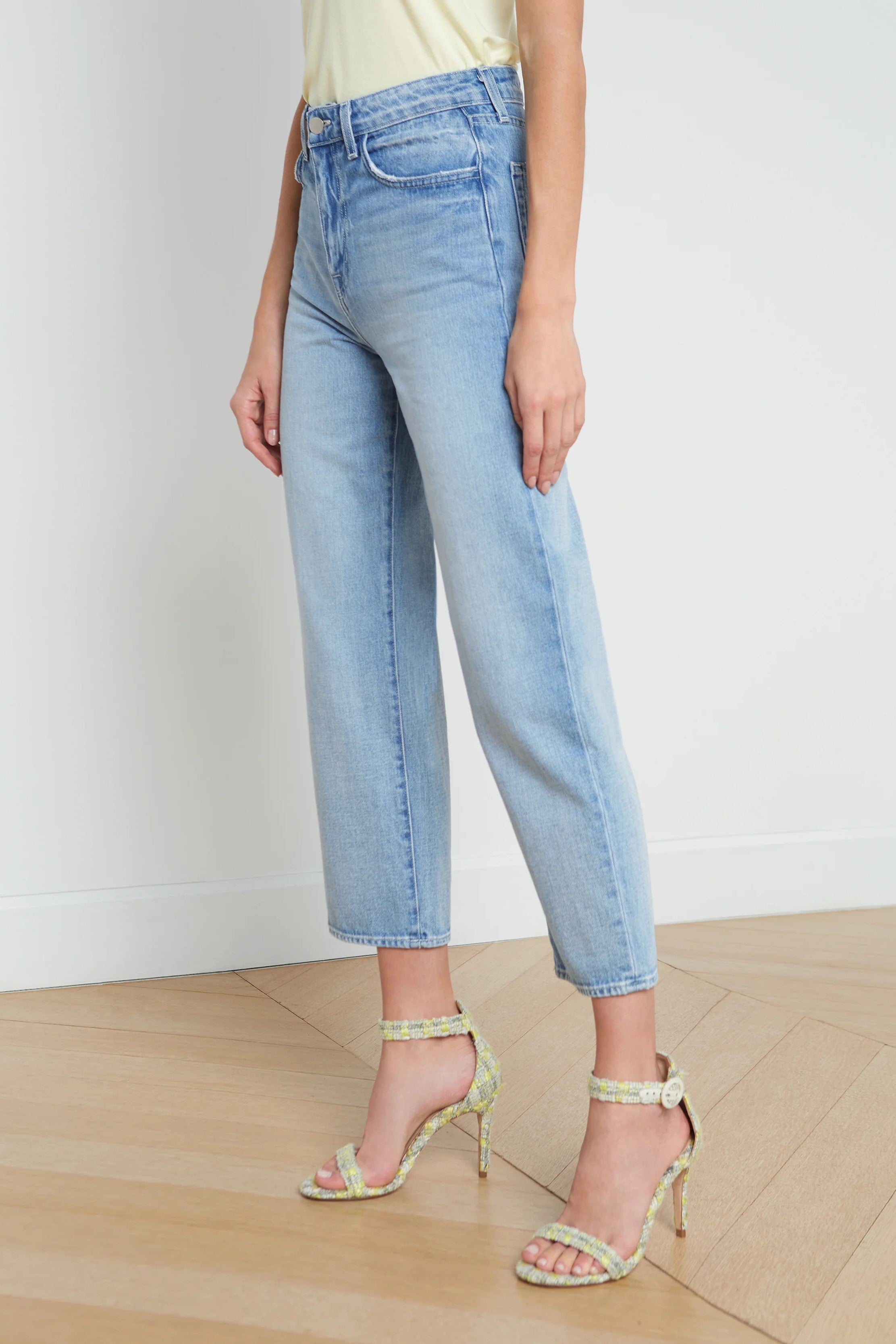 L'Agence June Ultra High Rise Crop Stovepipe - Main Image