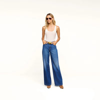 L'Agence Scottie High-Rise Wide-Leg jean Idaho