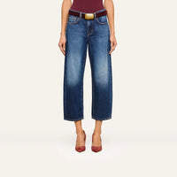 L'Agence Mallis High-Rise Bow-Leg Jean Prado