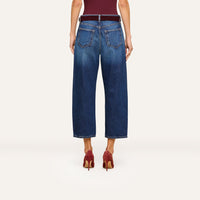 L'Agence Mallis High-Rise Bow-Leg Jean Prado