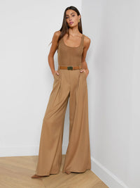 L'Agence Chelsy Wide-Leg Pant
