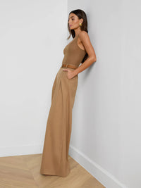 L'Agence Chelsy Wide-Leg Pant