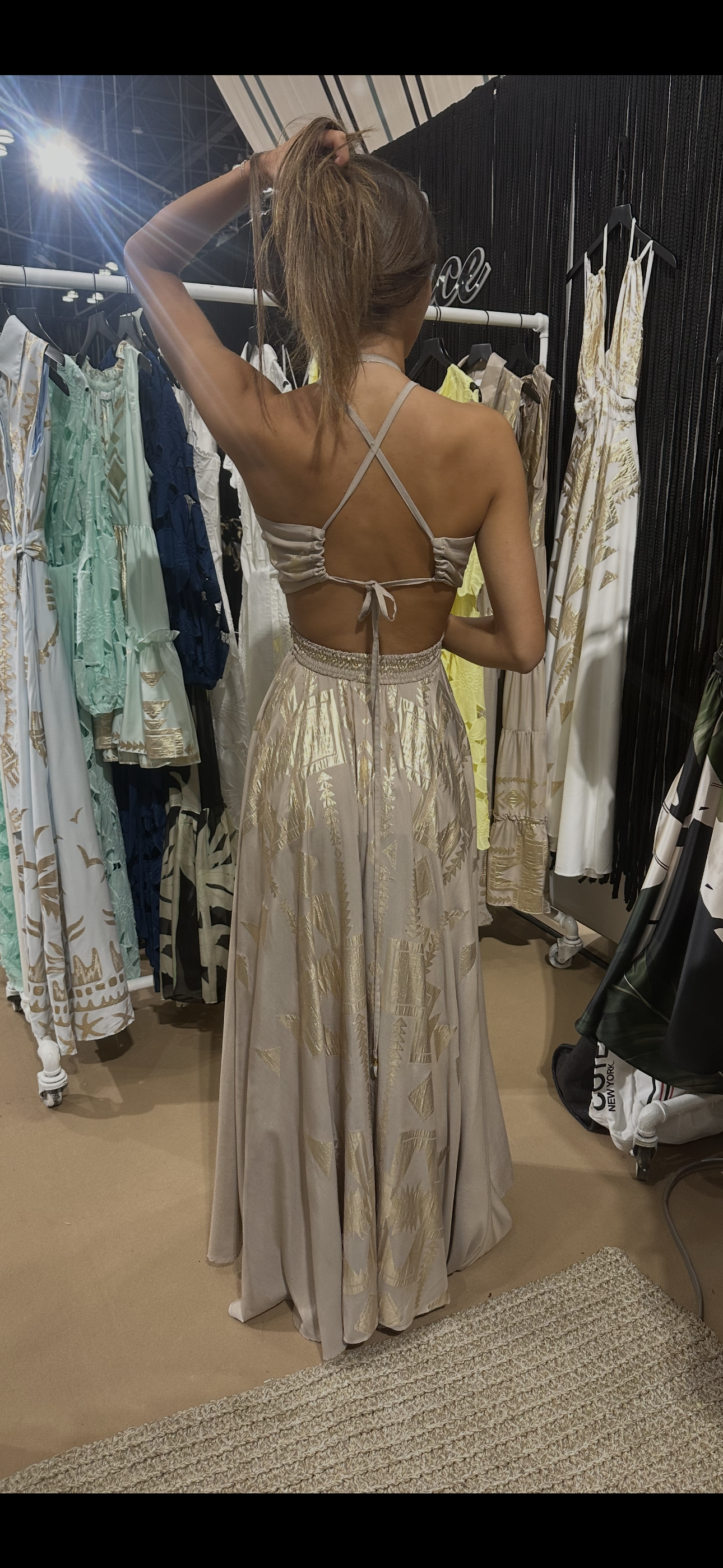 Robe Lace The Label M8718 Ilyssia Mirage du désert