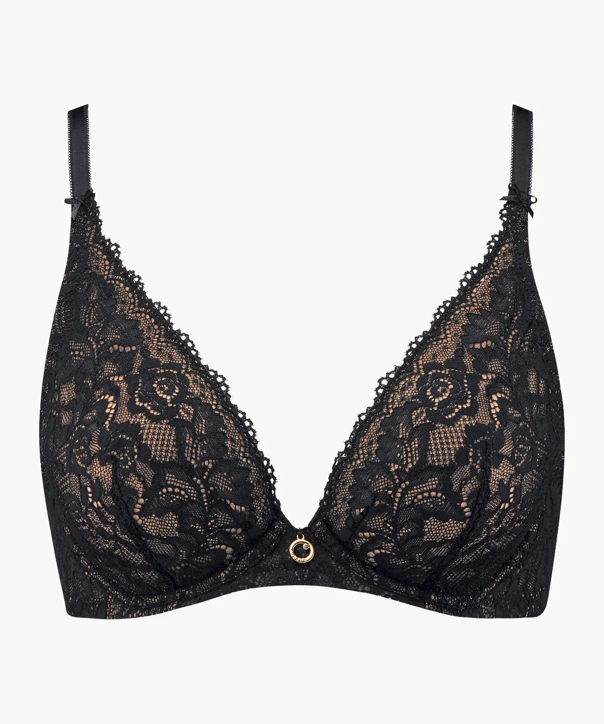 Aubade Underwired triangle bra Black