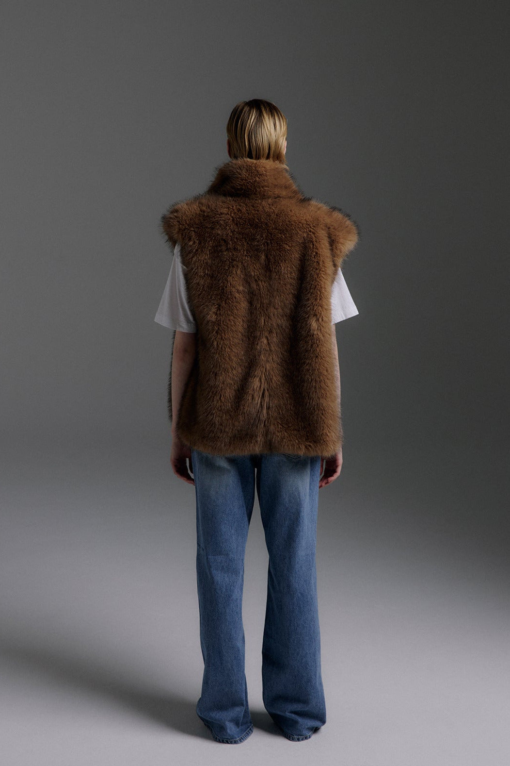 Molliolli Etoil Collar Vest Wild Brown