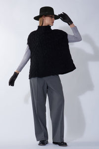 Cinzia Rocca CXHA000-66U1-01 Chapeau Noir