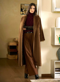 Cinzia Rocca Long Coat - Vicuna