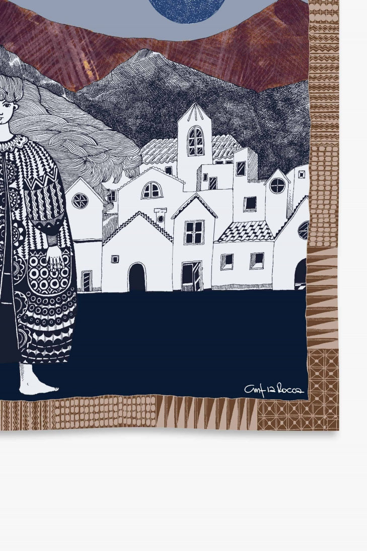 Cinzia Rocca CXFA000-66S1-01 Écharpe Marron