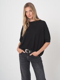 Repeat Relaxed Short-Sleeve Knit Top