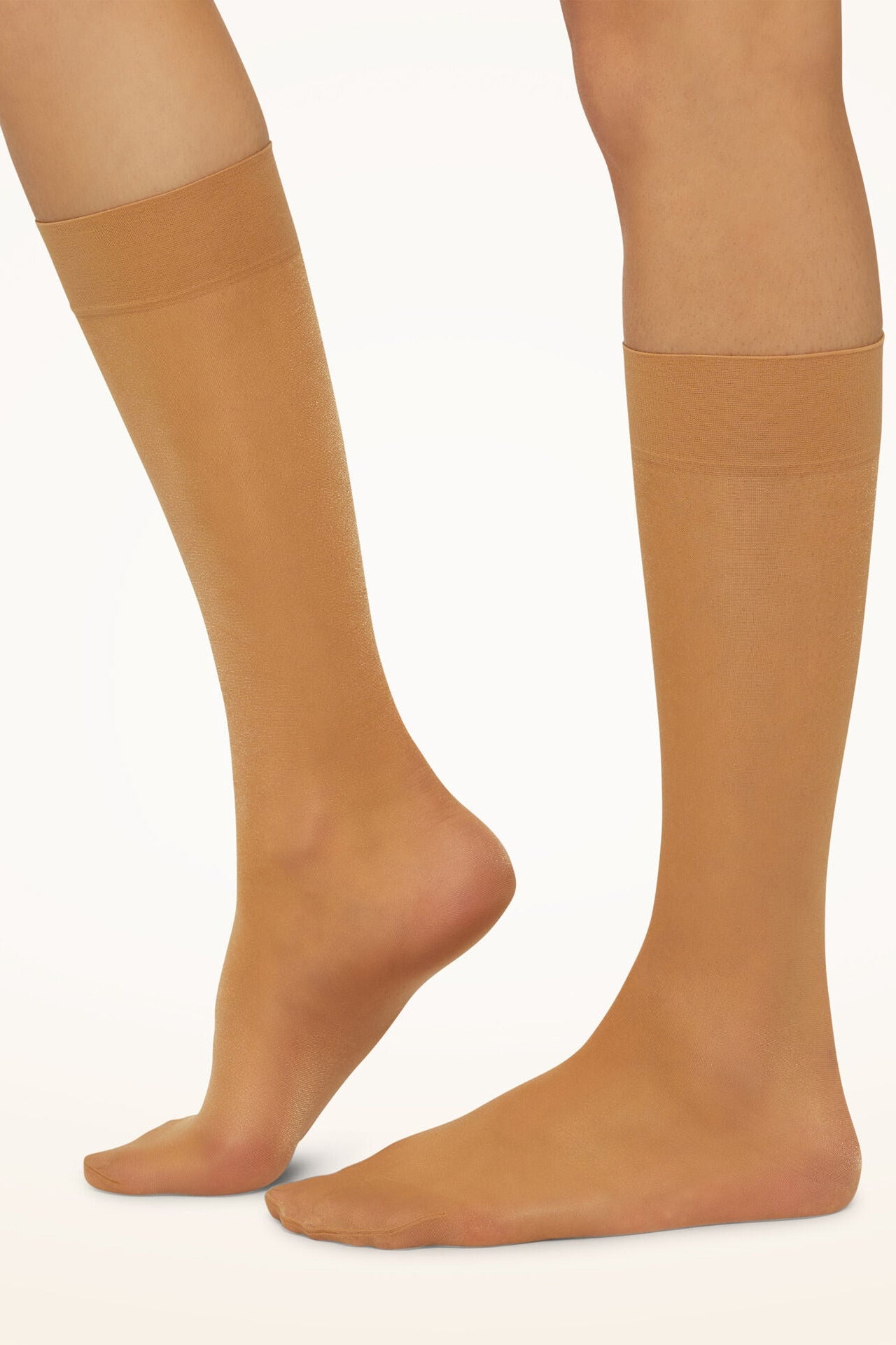 Wolford Satin Touch 20 Knee-High Socks Gobi