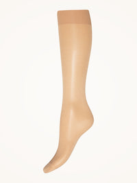Wolford Satin Touch 20 Knee-High Socks Gobi