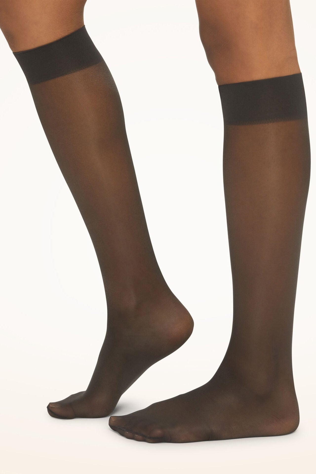 Wolford Satin Touch 20 Knee-High Socks Black