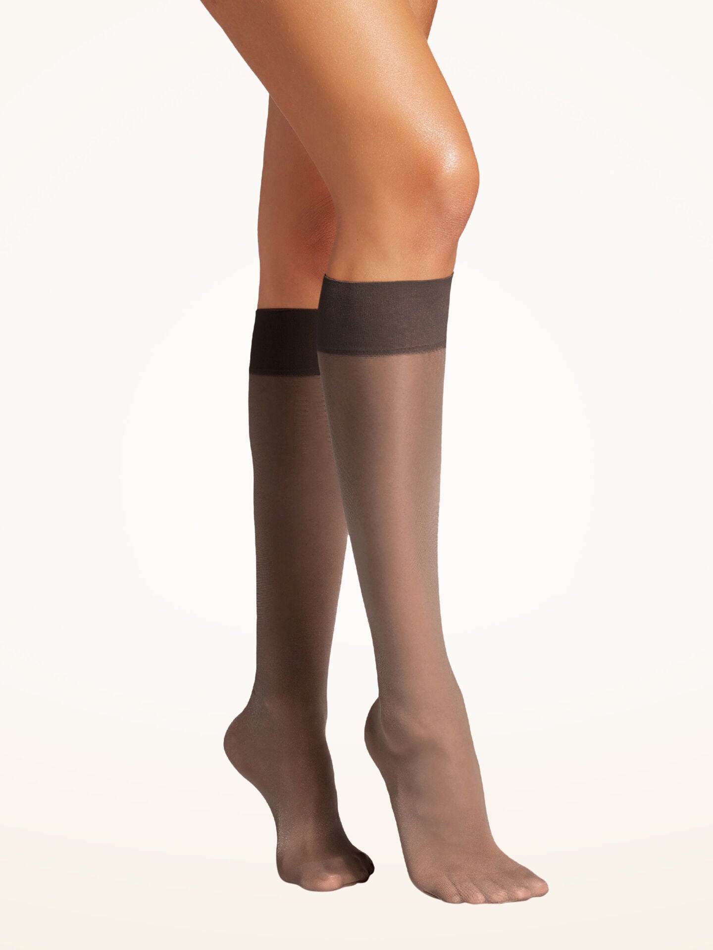 Wolford Satin Touch 20 Knee-High Socks Black