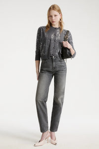 Gilet en maille Marella Eroico Gris clair