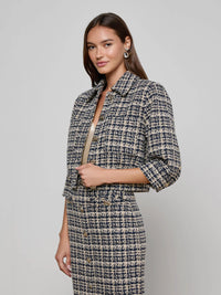 Veste en tweed de l'Agence Jia