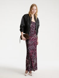 Marella MA45409F-004 veste en cuir Alfio noire