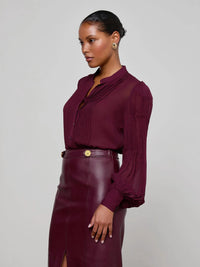 La blouse plissée L'Agence Noor