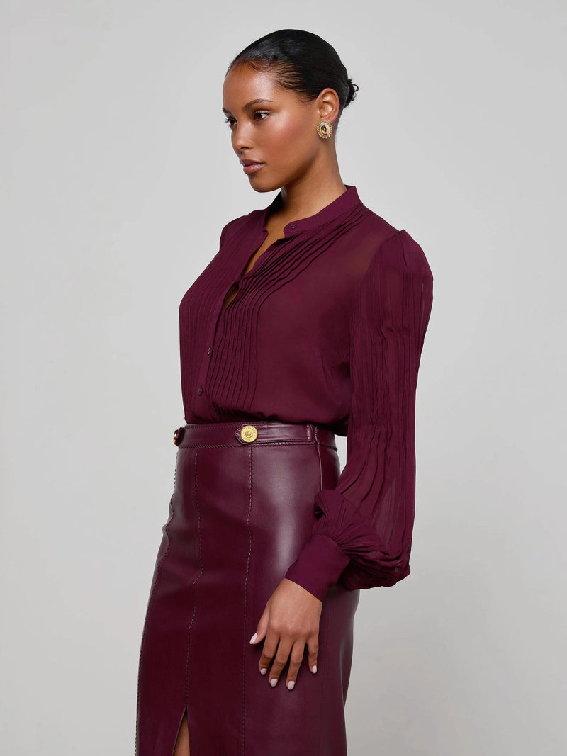 La blouse plissée L'Agence Noor