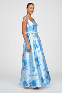 La Petite Robe de Chloe Robe Florale Aqua