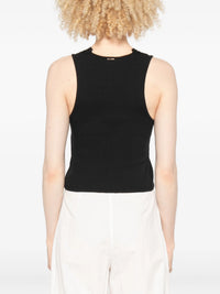 Twinset Ribbed Tank Top Black