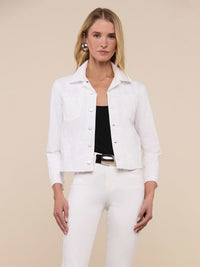 L'agence Veste Slim Raw Blanche Blanc White