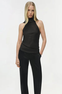 Simkhai Samira Satin Cape Top