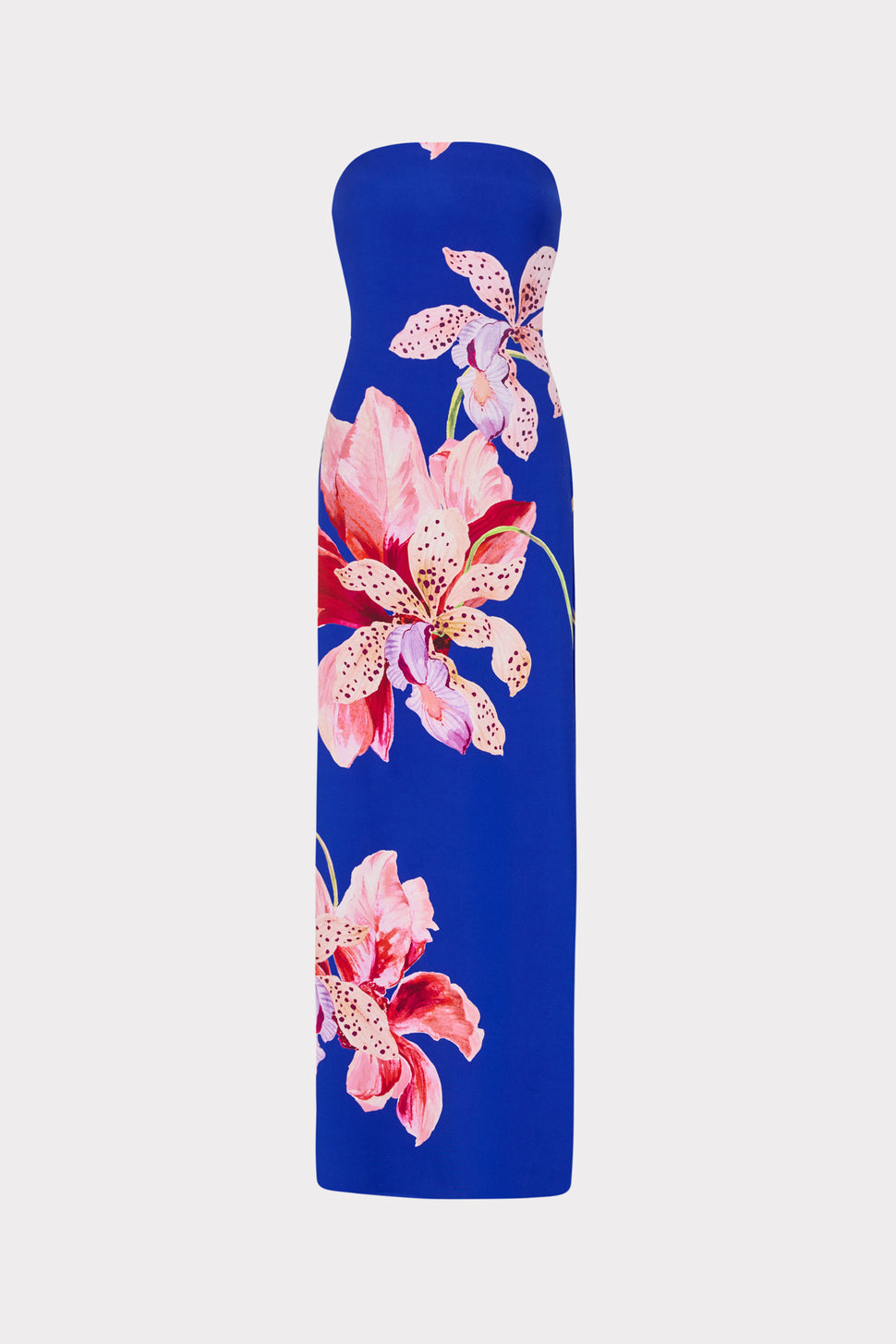 Milly Vera Satin Floral Maxi