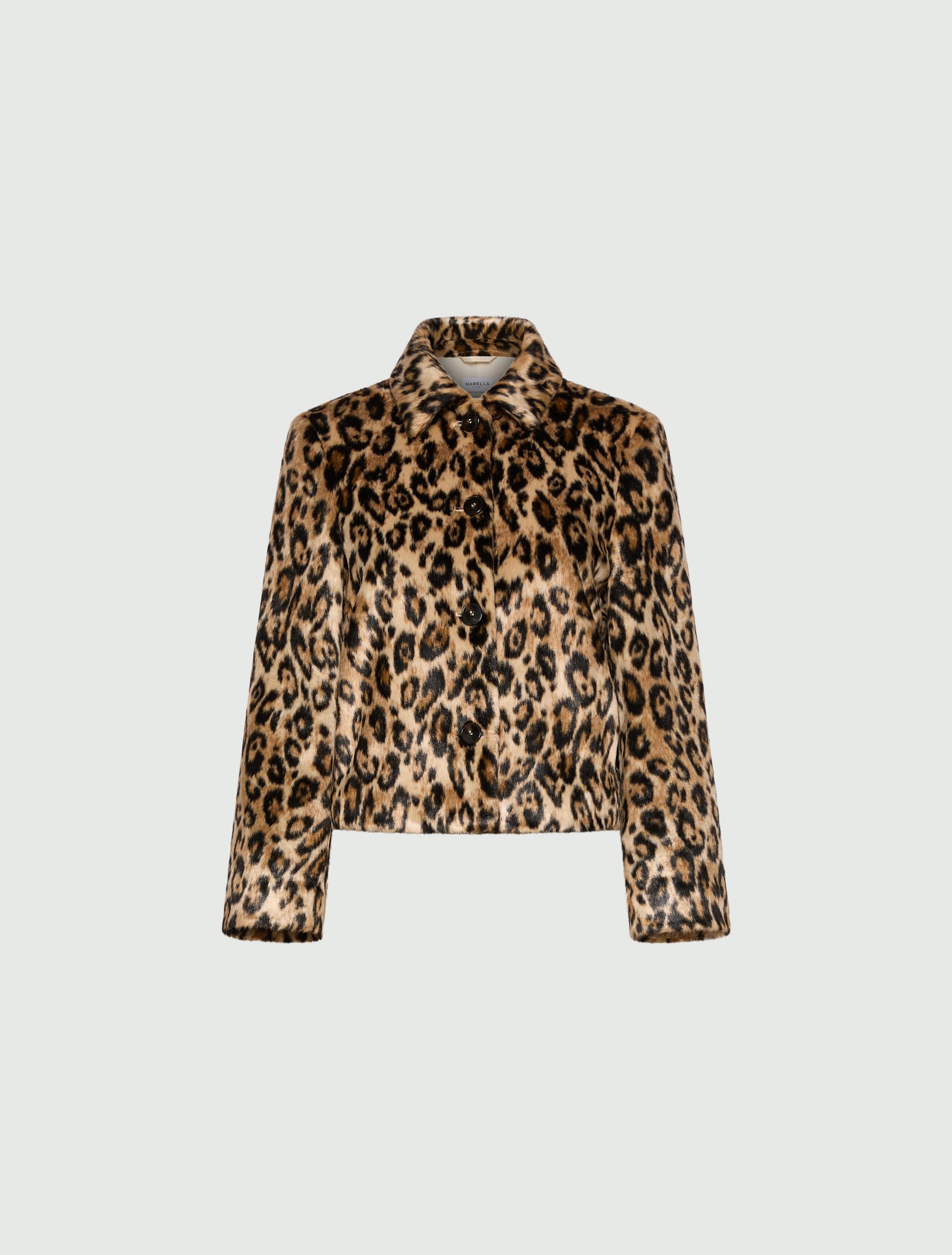Marella MA13014F-001 veste en jersey Angel léopard